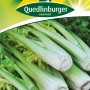 Samenpackung Quedlinburger Stangensellerie 'Tall Utah 52/70' mit grünen Selleriestangen.