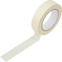 Beiges Malerkrepp-Set für präzises Abkleben. Klebeband in verschiedenen Breiten für Malerarbeiten.