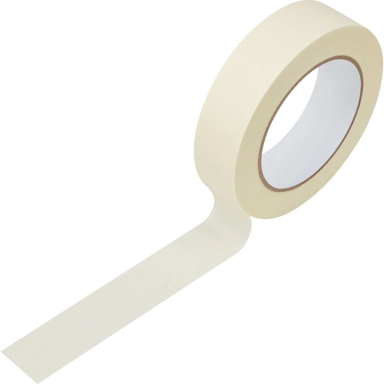 Beiges Malerkrepp-Set für präzises Abkleben. Klebeband in verschiedenen Breiten für Malerarbeiten.
