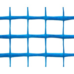 Blaues Außengewebe (1x10 m) für Putzträger, zur Einbettung in Kalkzementputze im Außenbereich.