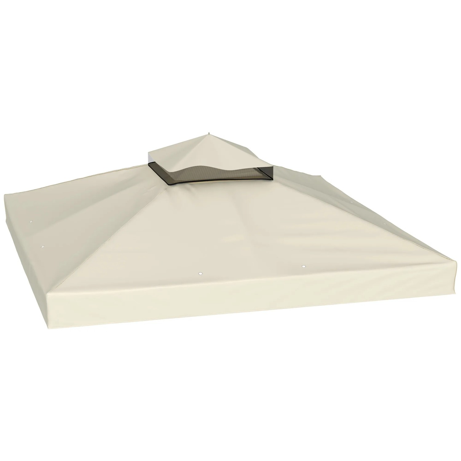 Outsunny Ersatz-Vordach Polyester Cremeweiß 300L x 300B cm günstig online kaufen