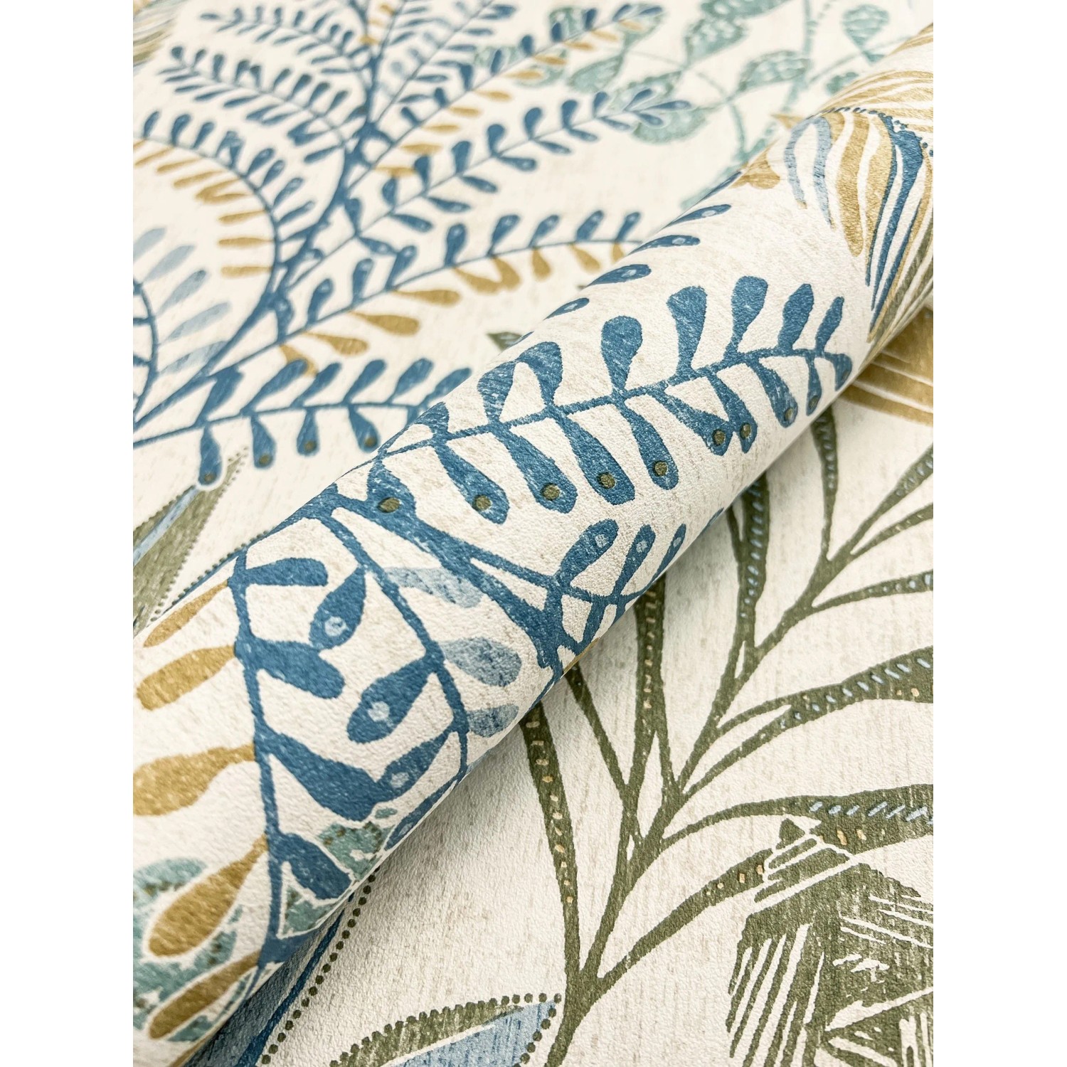 Newroom Vliestapete Zoelle Blue Dschungel Modern günstig online kaufen