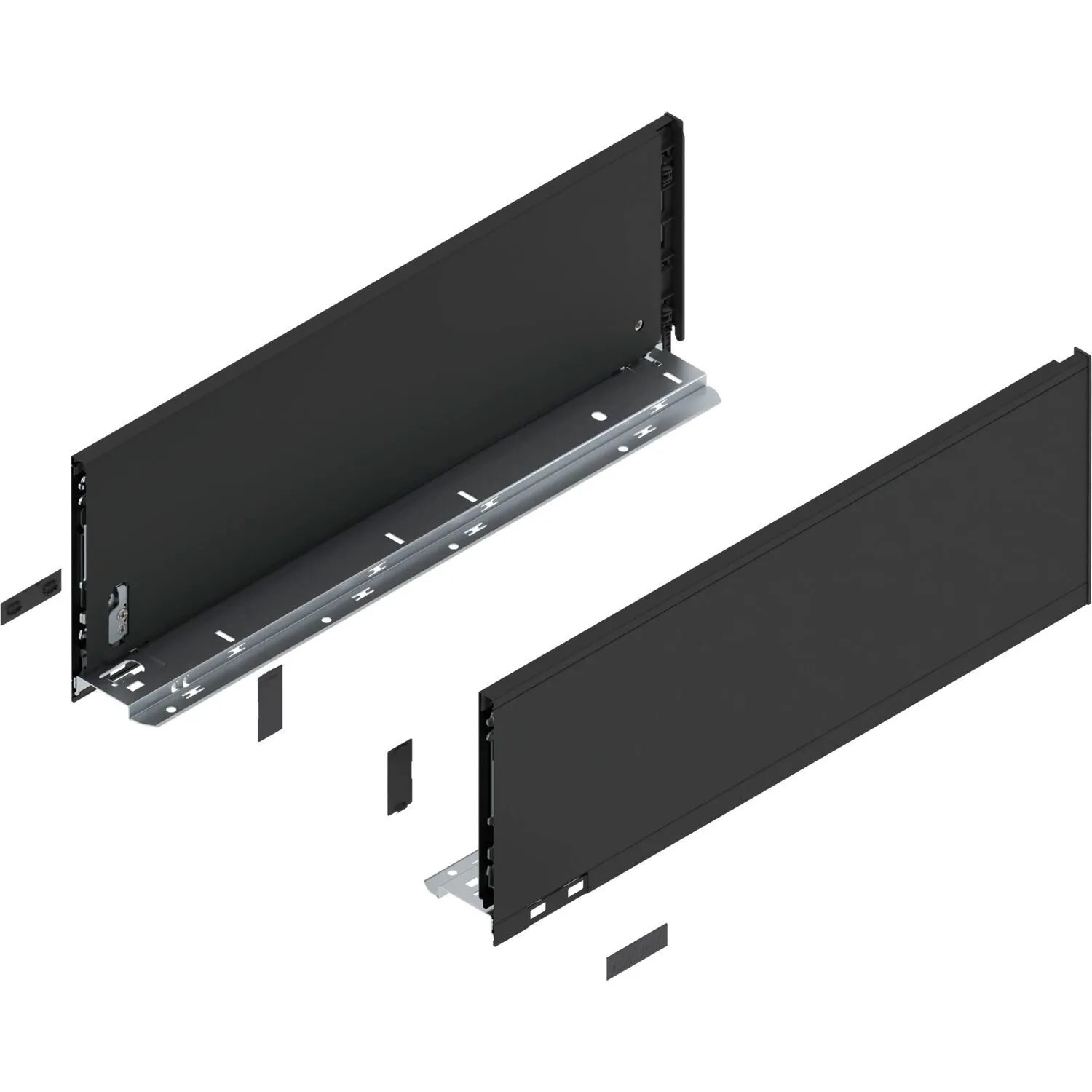 Blum Zarge Legrabox Pure Höhe C Nennlänge 500 mm Carbonschwarz Matt