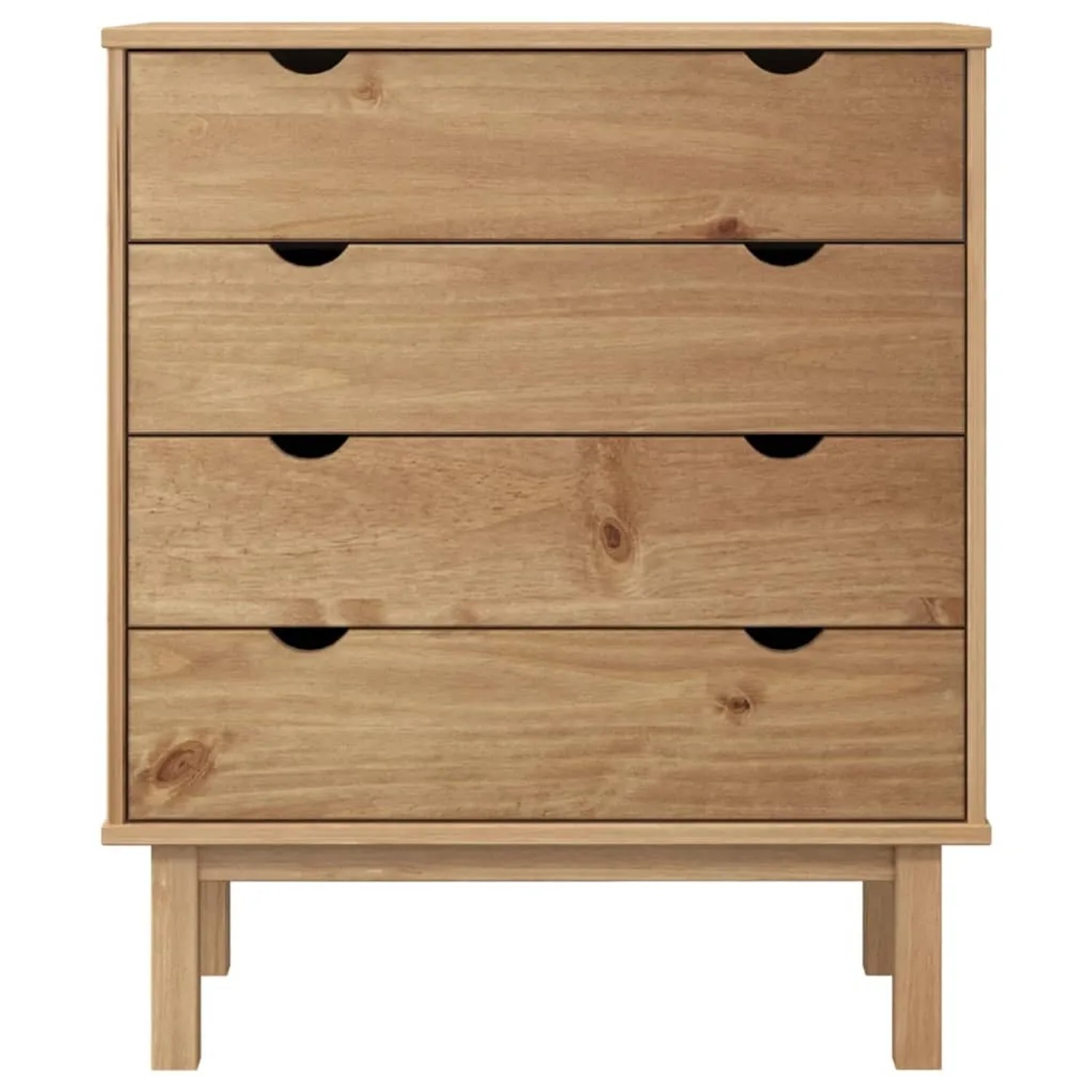 vidaXL Schubladenschrank OTTA 76,5 x 39,5 x 90 cm Massivholz kaufen bei OBI