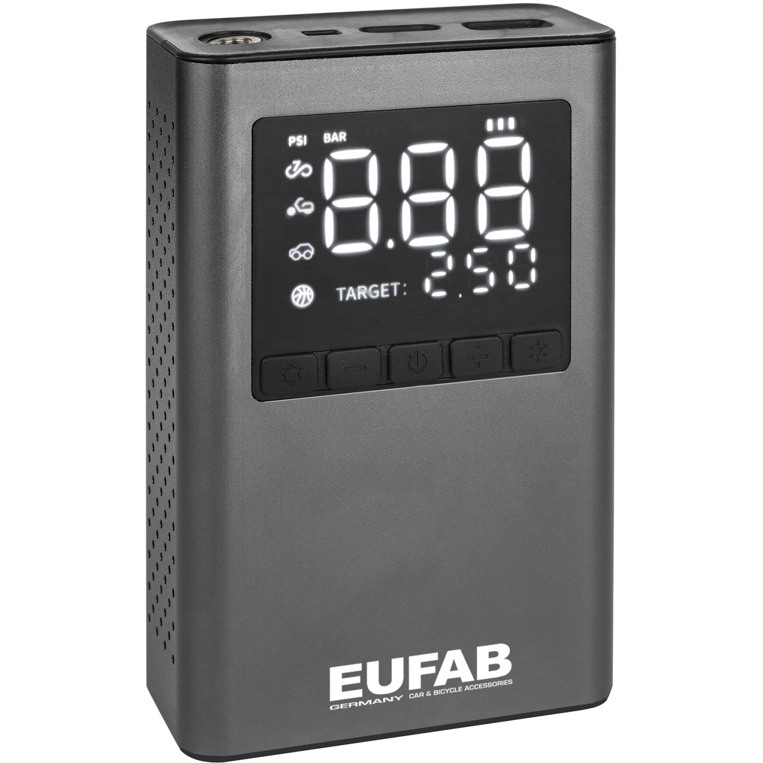 Eufab Mini-Kompressor Aufladbar