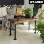 Wagner Möbelbein Industrial Pipe, Ø 32,5 mm, 400 mm, schwarz. Ideal für Möbelbau im Industrial Style.