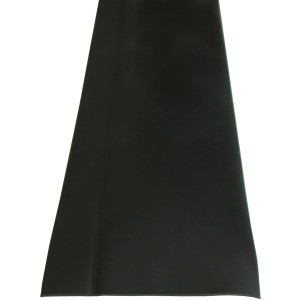 Schwarzer, selbstklebender Knickwinkel, 48 mm x 13 mm, Länge 10000 mm, für Sockelleisten.
