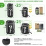 Sekey Mumienschlafsack im Packsack, 0,9 kg und 1,7 kg Varianten für Camping.