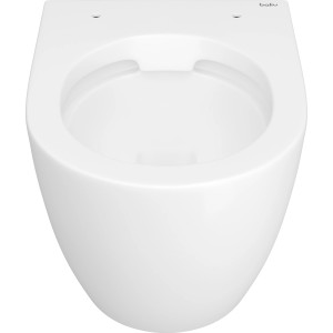 baliv Wand WC-Set Rockport, Tiefspüler, spülrandlos, weiß. Wand-WC aus Keramik.