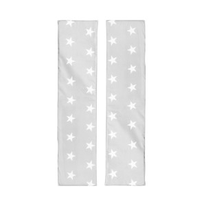 roba 2er Bankauflagen Set Little Stars für Kinderpartybänke 108 x 20 cm Grau & Weiß