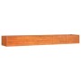 vidaXL Hochbeet Rostig 400x80x45 cm Cortenstahl 151964