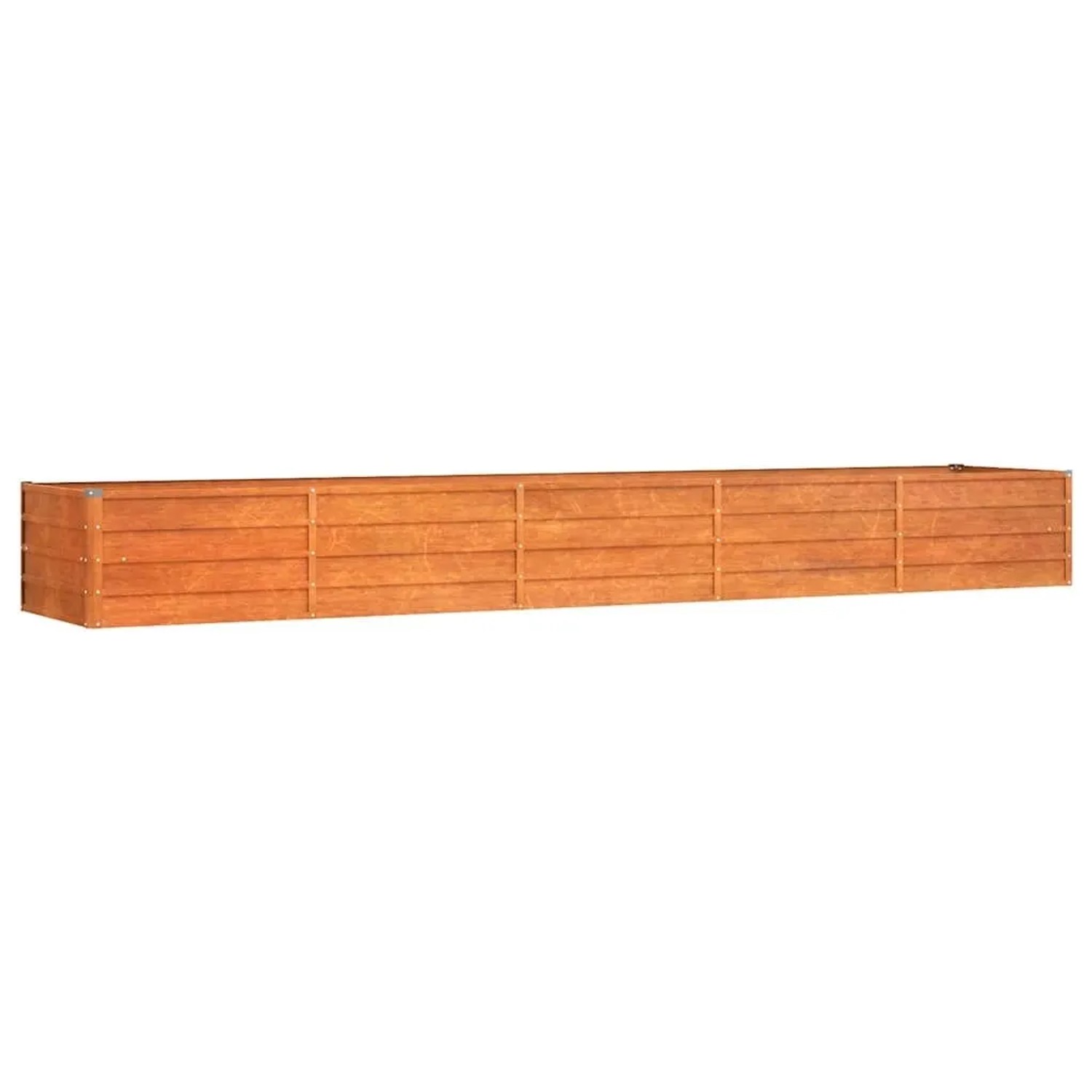 vidaXL Hochbeet Rostig 400x80x45 cm Cortenstahl 151964