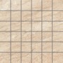 Vitra Mosaikfliese Olympos Beige, Feinsteinzeug, 30x30 cm, matte Oberfläche.
