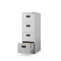 Jan Nowak Aktenschrank mit 4 Schubladen SARA V4 132 x 46 x 62 cm Grau_2