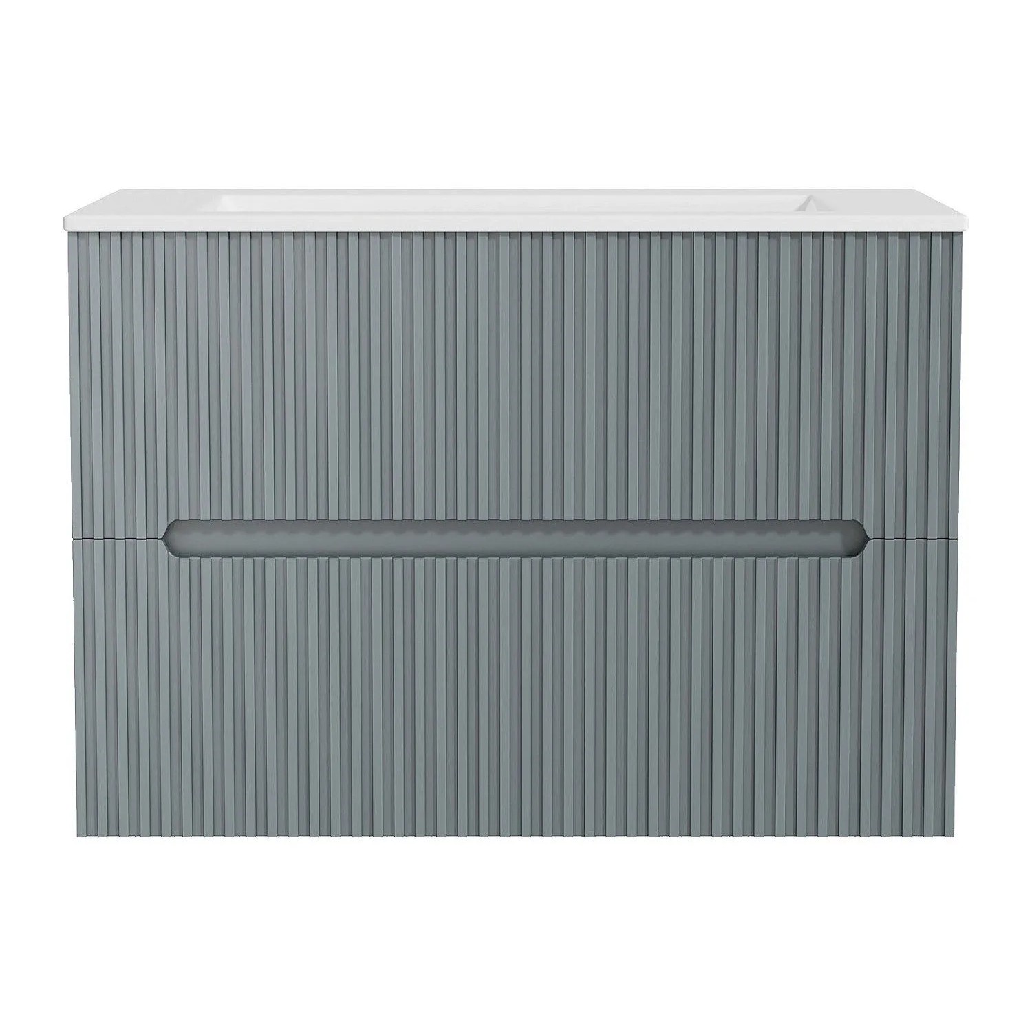 Vente-unique Einzelwaschtisch Pavani Hellblau 80 cm