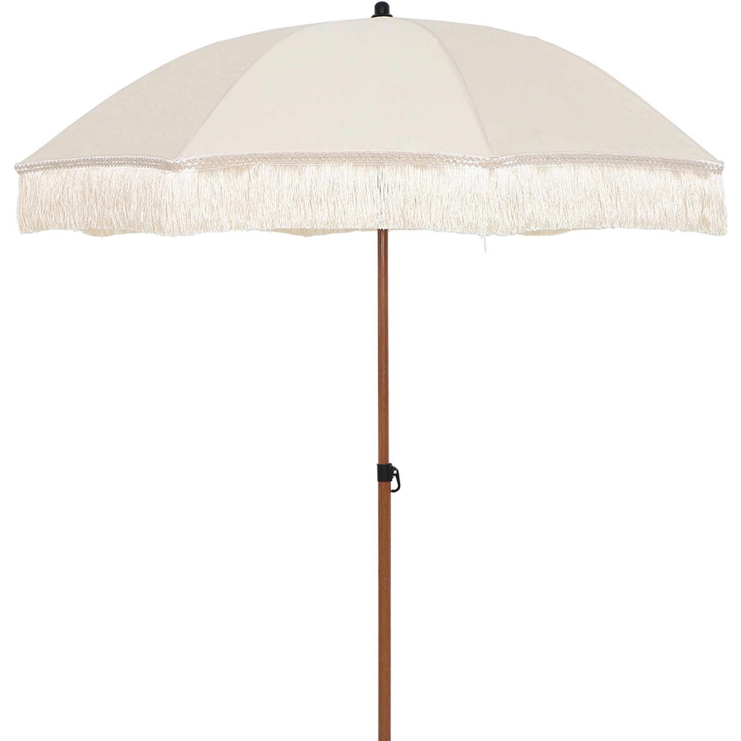 Siena Garden Marktschirm Maui Ø 180 cm Natur mit Schieber