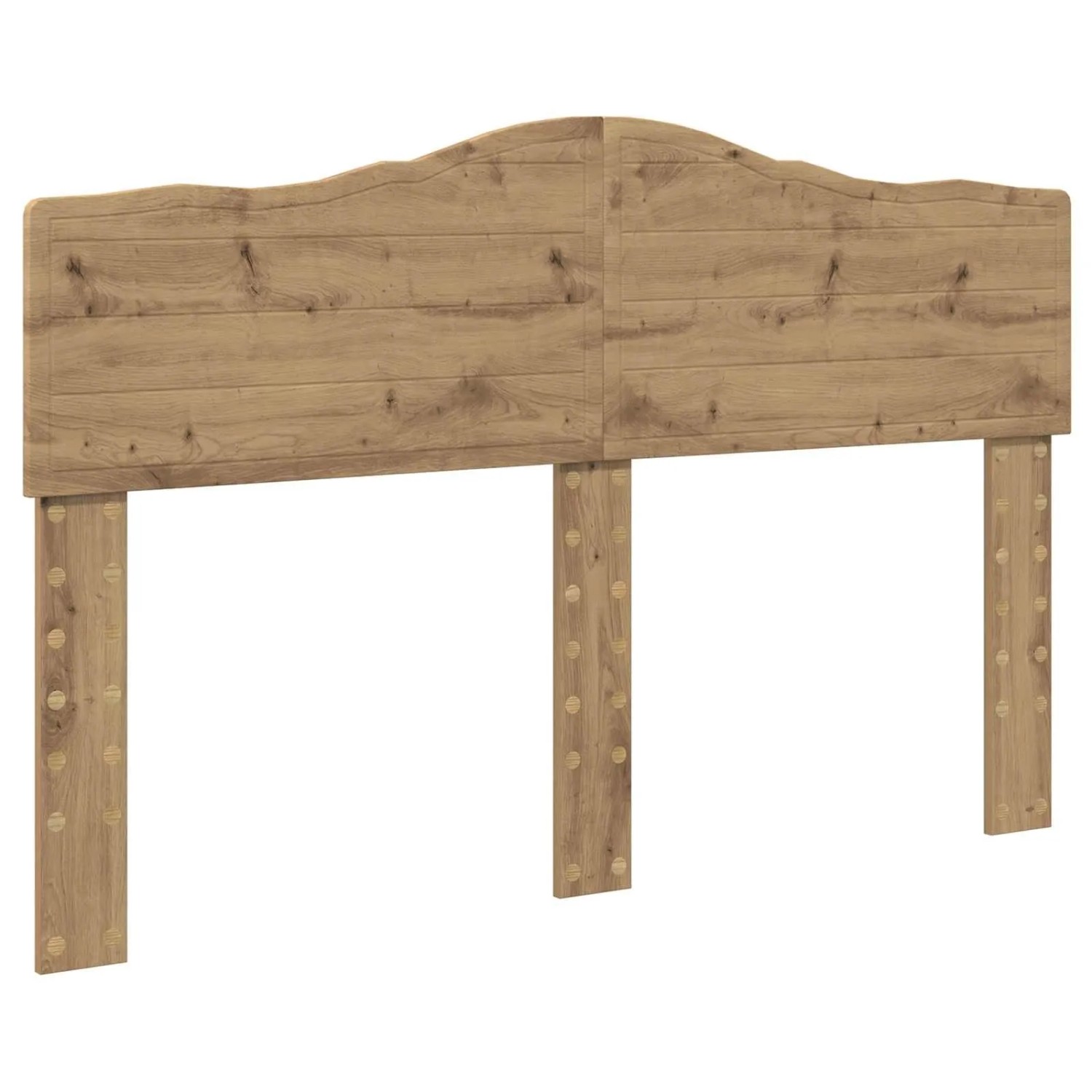 vidaXL Kopfteil mit Kopfteil Artisan-Eiche 140 cm Holzwerkstoff 888670