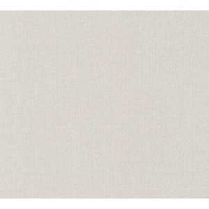Beige Vliestapete in Textiloptik von A.S. Création, Uni, leicht strukturiert.