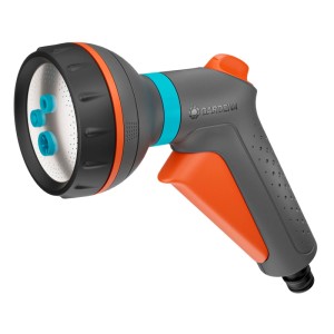 Gardena Multifunktionsbrause Classic, Gartenspritze mit 4 Sprühbildern für Bewässerung und Reinigung.