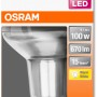 Osram LED-Lampe E27 Reflektor R80, 9,1W, 670lm, 11,3x8cm im Karton.