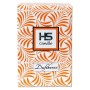 HS Candle Duftkerze Orange Bonbon im weihnachtlichen Design, Brenndauer 110h.