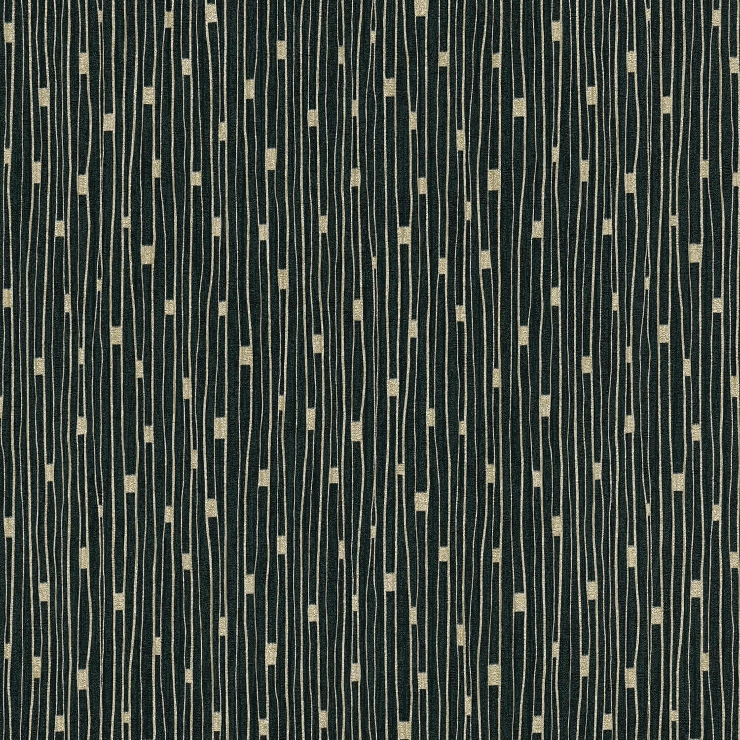 PROFHOME 388224-GU Streifen Tapete Design glitzernd Schwarz Silber 0,53 m x günstig online kaufen