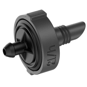 Gardena Endtropfer, 2 l/h, druckregulierend, für Micro-Drip-Systeme zur Bewässerung von Topfpflanzen.