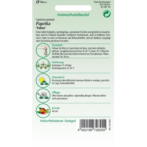 SAMEN PFANN Paprika Feher