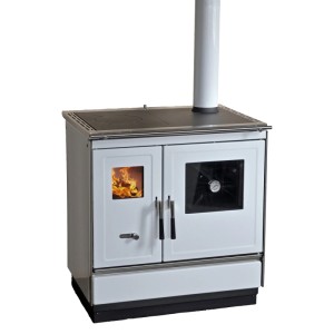 Haas+Sohn Herd HSH 81 Backfach Rechts Weiß 7,4 kW