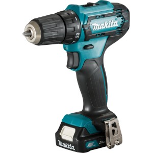 Makita Akku-Bohrschrauber DF333DSAE, 12 V, mit Akku und Koffer.