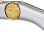 Stanley Titan Messer mit einziehbarer Klinge, silberfarben mit goldfarbenem Stellrad.