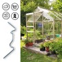 Karat Gewächshausklammern (60 Stk.) zur Befestigung von Doppelstegplatten im Gartenbau.