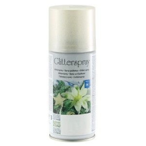 Glitterspray Multi, unbrennbar, 150ml für weihnachtliche Deko.