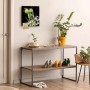 Schwarzer Schlüsselkasten mit Glasfront, Motiv Brasilianischer Cocktail, 50 Haken, magnetisch und beschreibbar.
