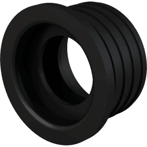 Alcadrain Gumminippel Z0003-ND, Ø 40/32 mm, schwarz, für Fitting-Zubehör.