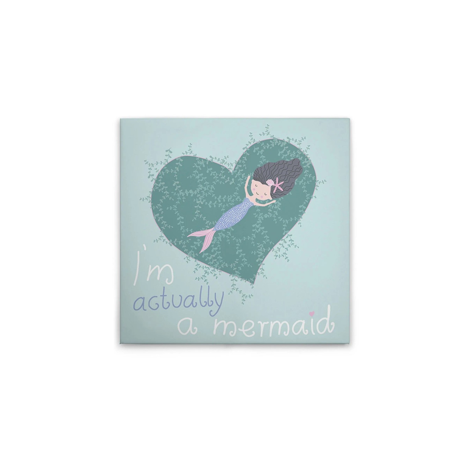 Tadessi Leinwandbild - M1-No.50586 - Meerjungfrau - 30 x 30 cm - Quadratisch