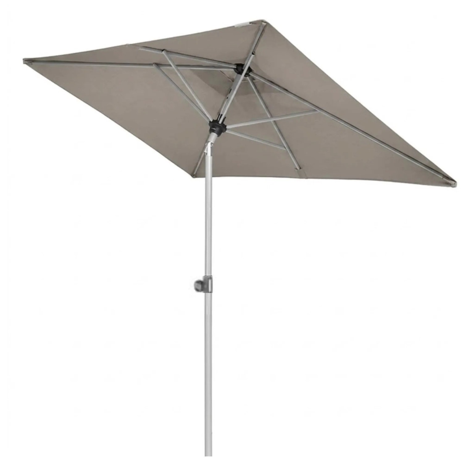 Doppler Active Push Up Sonnenschirm 210 X 130 Cm Greige Alu Mast