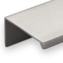 SOTECH Searl Profilgriff aus gebürstetem Aluminium in Edelstahloptik. Moderner Möbelgriff für Fronten.