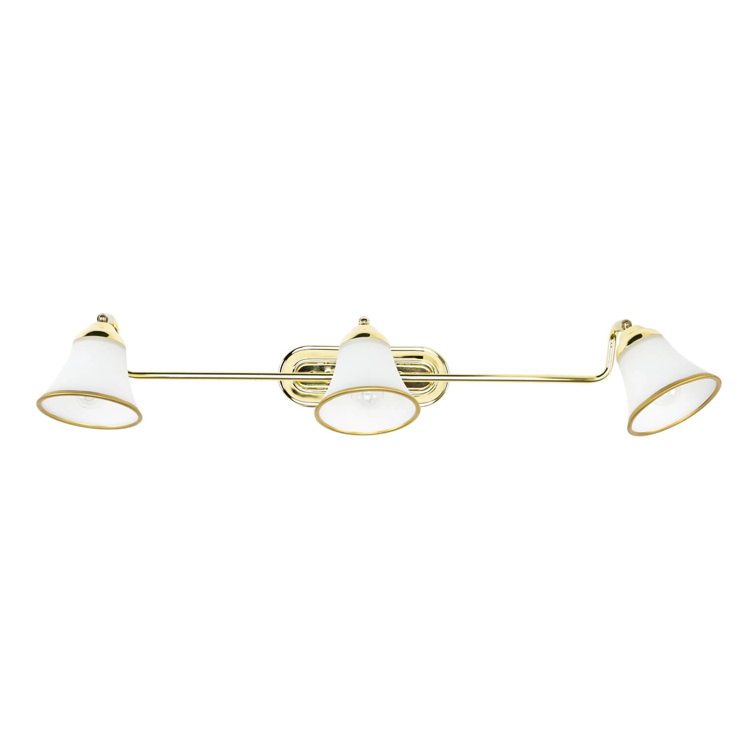 EASYLIGHT Wandlampe Verstellbar 70 cm Breit 3-Flammig E14 Metall Glas in Go günstig online kaufen