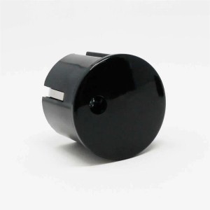world-trading-net Winkel-Stecker Schwarz mit Schutzkontakt 250V 16A
