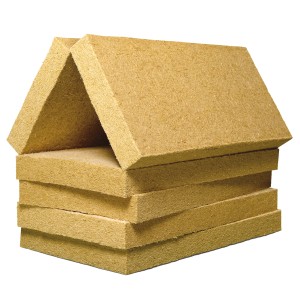 Steico Flex Holzfaser Dämmplatten (WLS 036, 50mm) für Wand- und Deckendämmung.