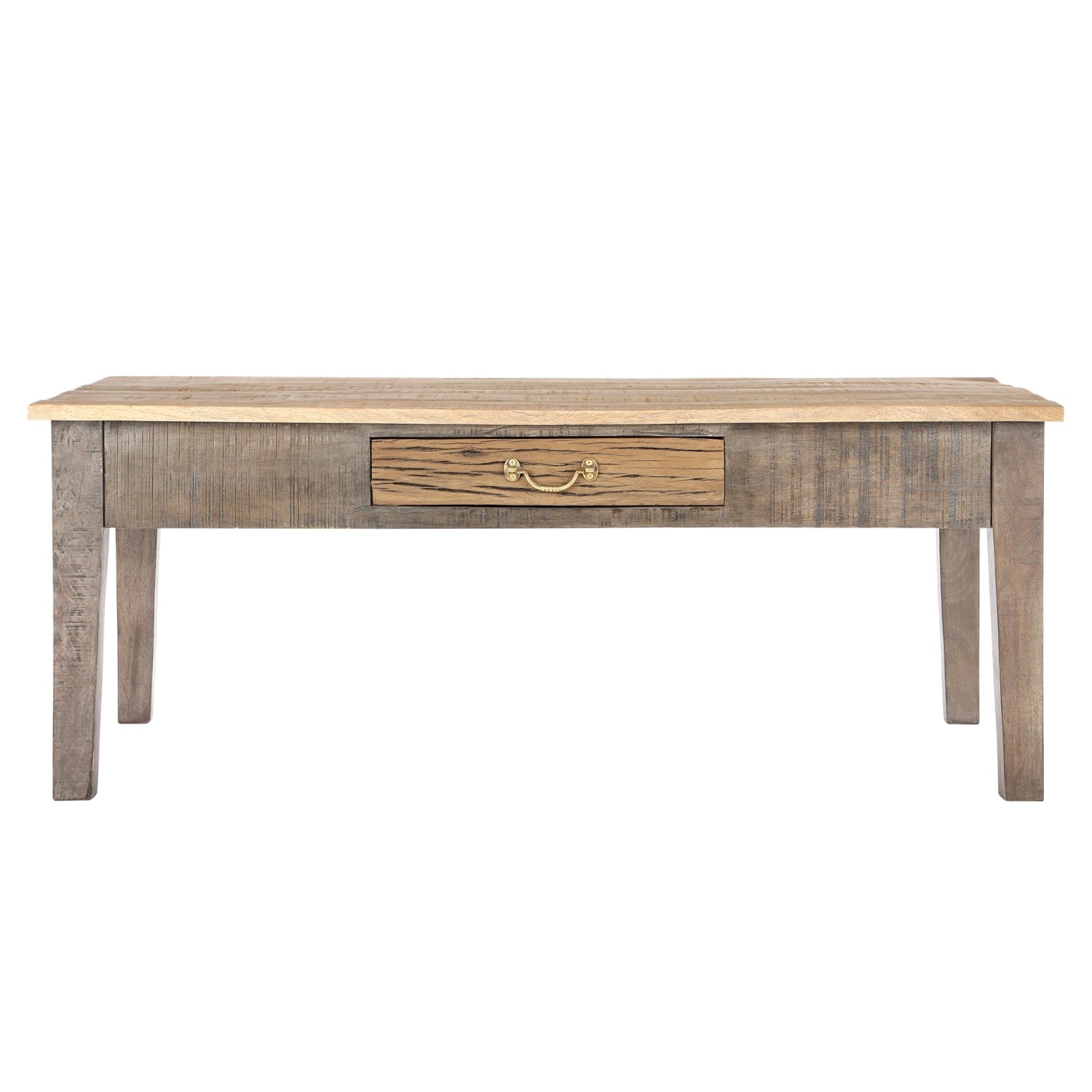 Womo-Design Couchtisch mit Schublade Sao Paulo 117x70x45,5 cm Natur günstig online kaufen