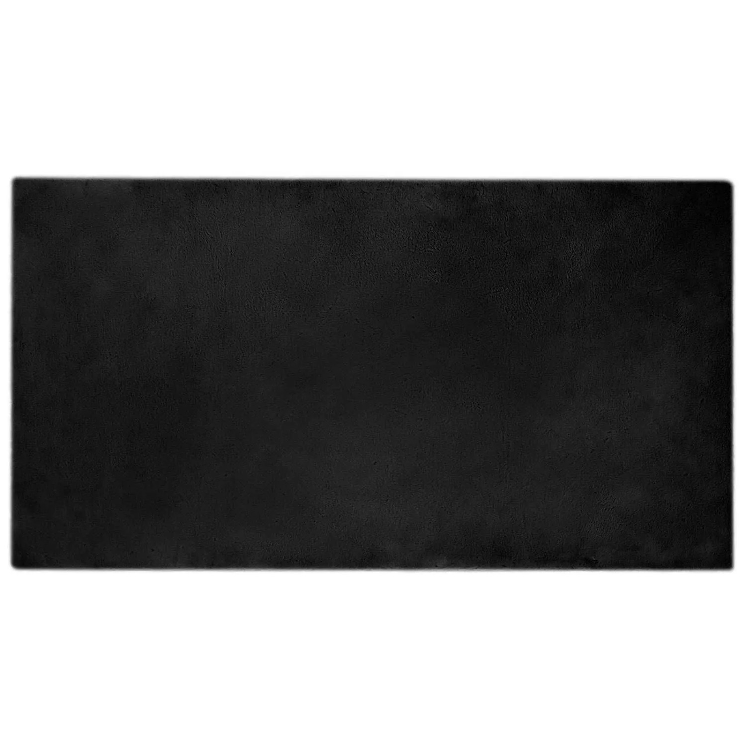 vidaXL Rutschfester Kunstfellteppich Olite Schwarz 60 x 110 cm 42021719
