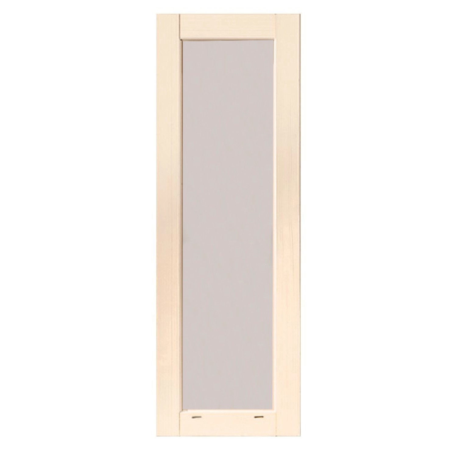 Karibu Fenster für 38 mm Wandstärke Feststehend Elfenbeinweiß 60 x 169,5 cm günstig online kaufen