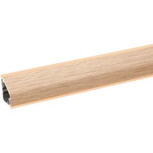 Wandabschlussleiste, 63,5 cm, Sonoma Eiche hell, für Arbeitsplatten.