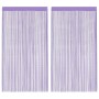 vidaXL Fadenvorhänge 2 Stk Lila 140x250 cm 4102048