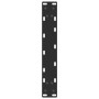 Schwarzes vidaXL Konsolentischbein U-Form aus Stahl, 2er-Set für DIY Möbelbau.