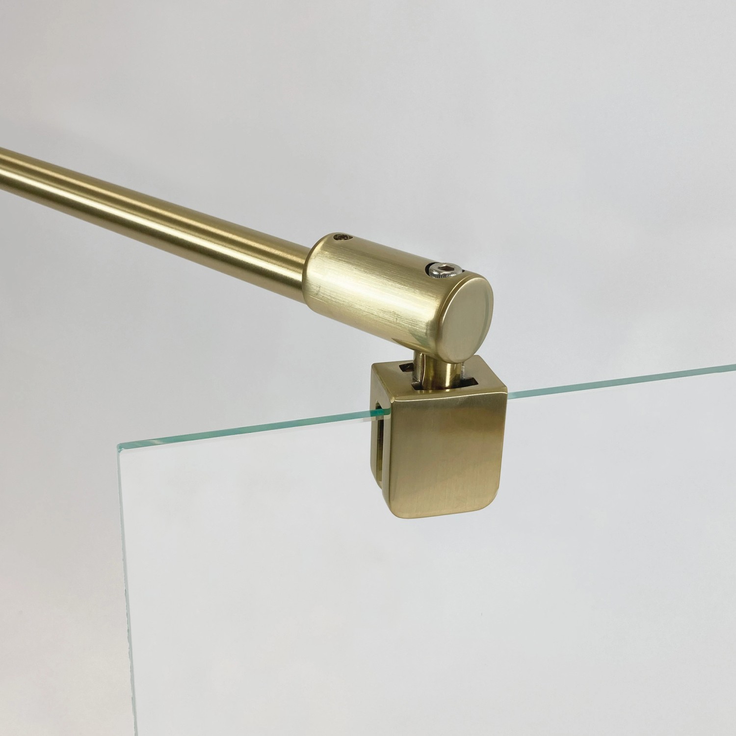 Breuer Drehtür Elana 2.0 mit Festteil für Seitenwand Klarglas 200 x 100 cm Links_4