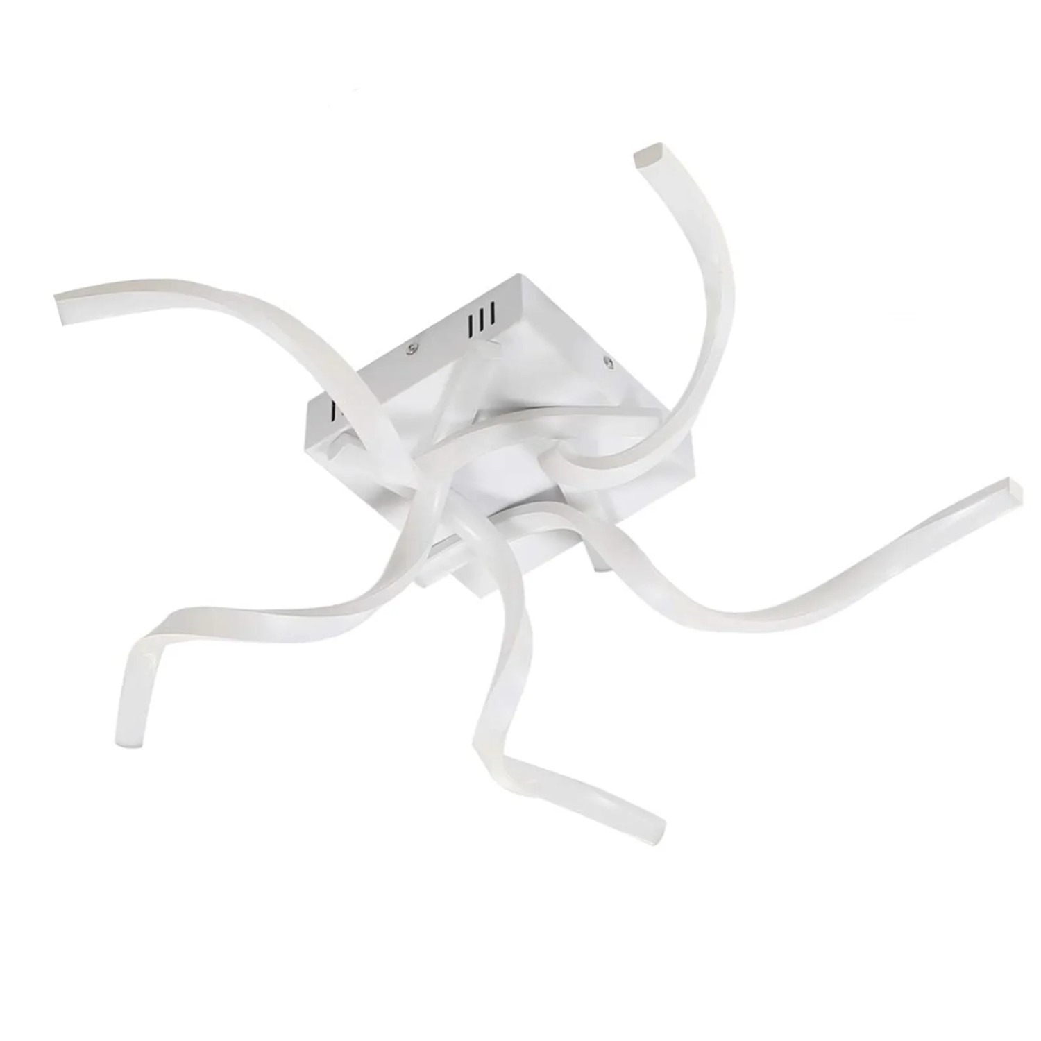 NETTLIFE LED Deckenleuchte aus Metall L65cmWeiß-2