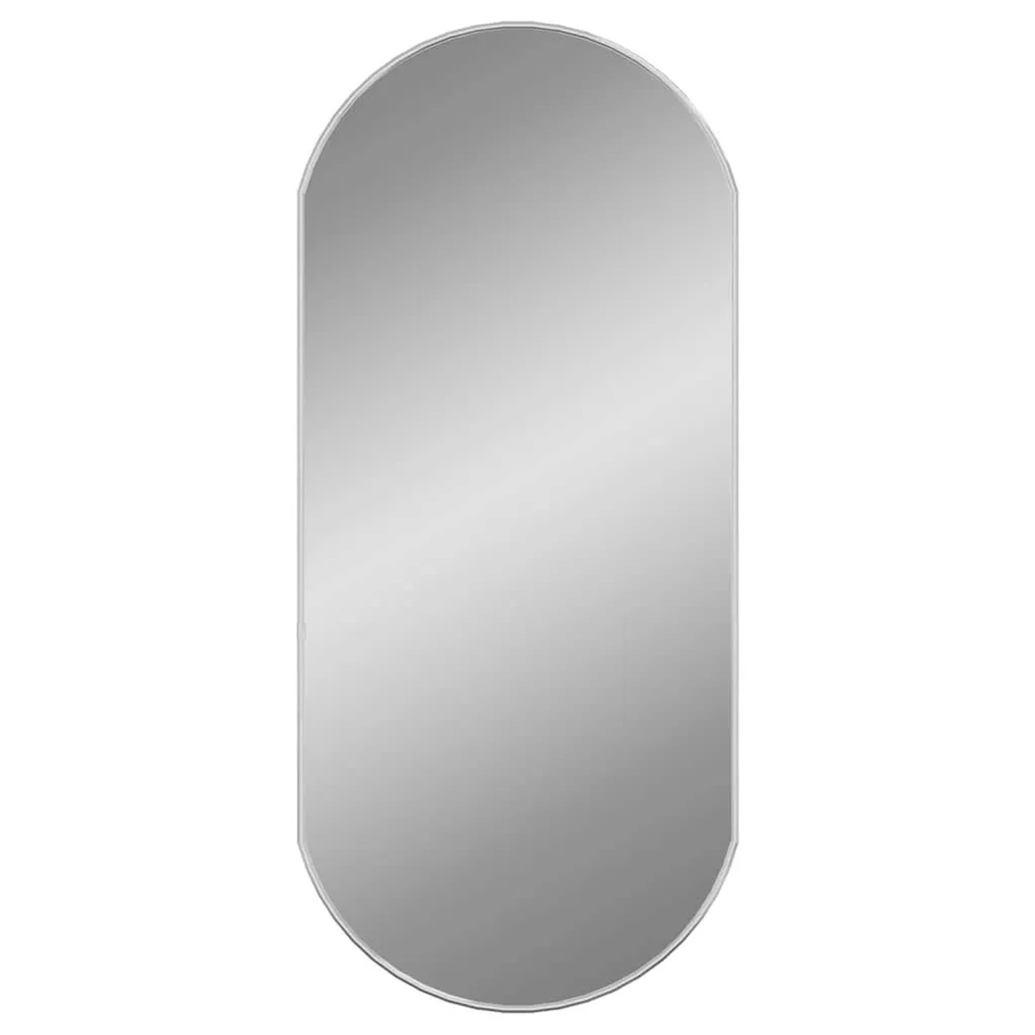 vidaXL Wandspiegel Silbern 90x40 cm Oval 348193 günstig online kaufen